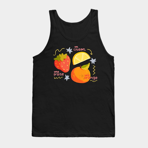 Des Fruits Tank Top by maiadrawss